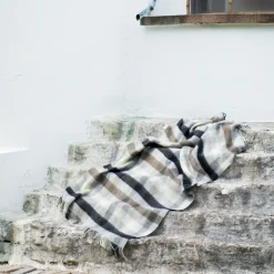 Manta de lana Gotland 130x200 cm, Multi grey