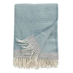 Manta de lana Harald 130x200 cm, Dusty blue-gris
