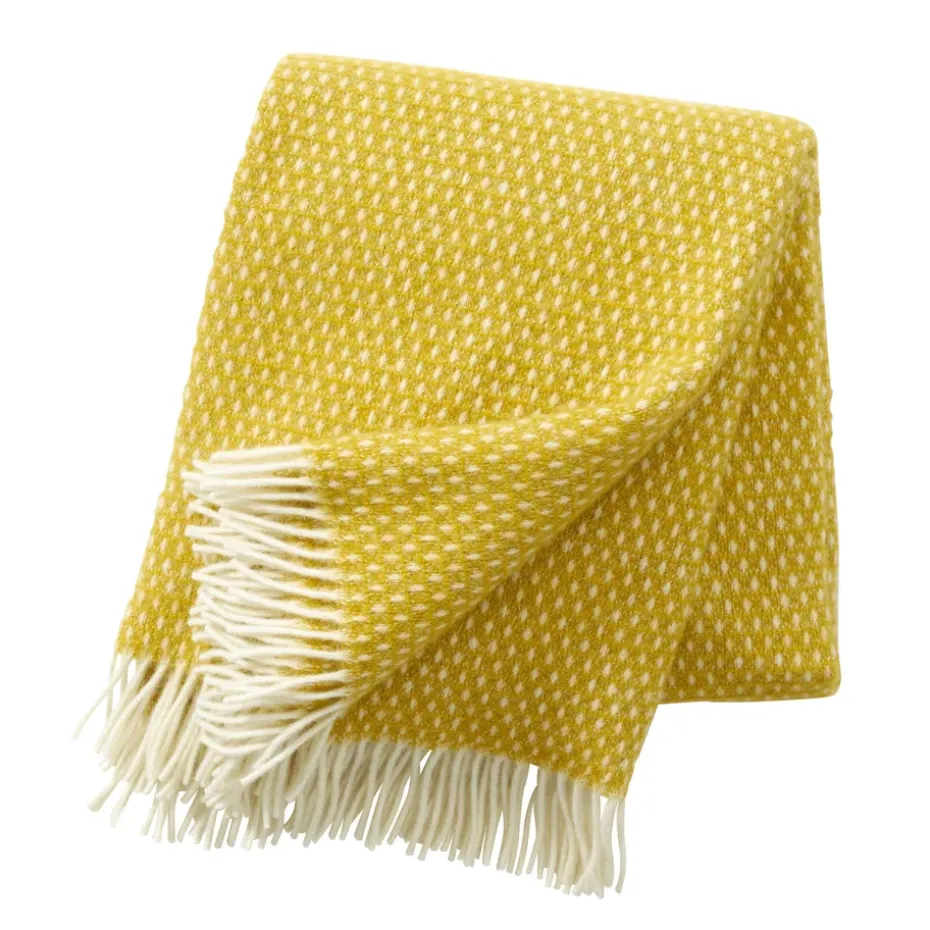 Manta de lana Knut, Saffran (amarillo)