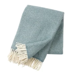 Manta de lana Samba, lead grey (gris)