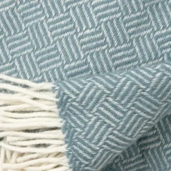 Manta de lana Samba, lead grey (gris)