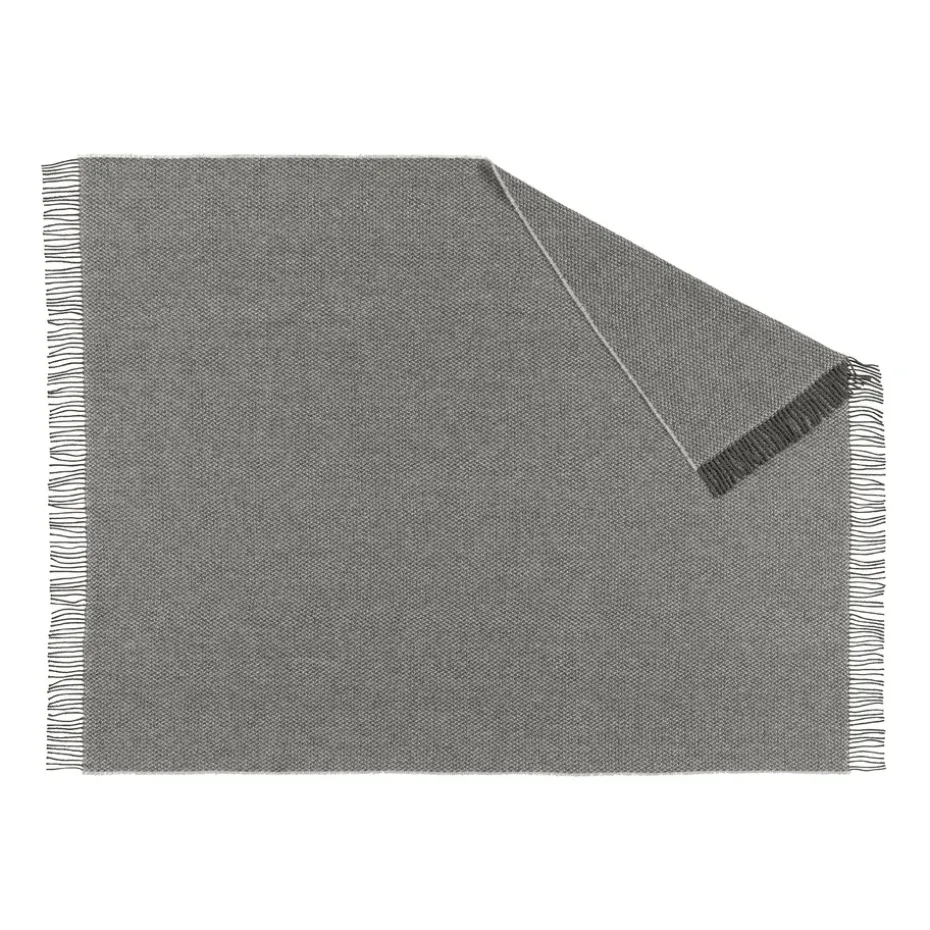 Manta de lana Sandstone 130x180 cm, gris