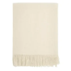 Manta de lana Sandstone 130x180 cm, Creme