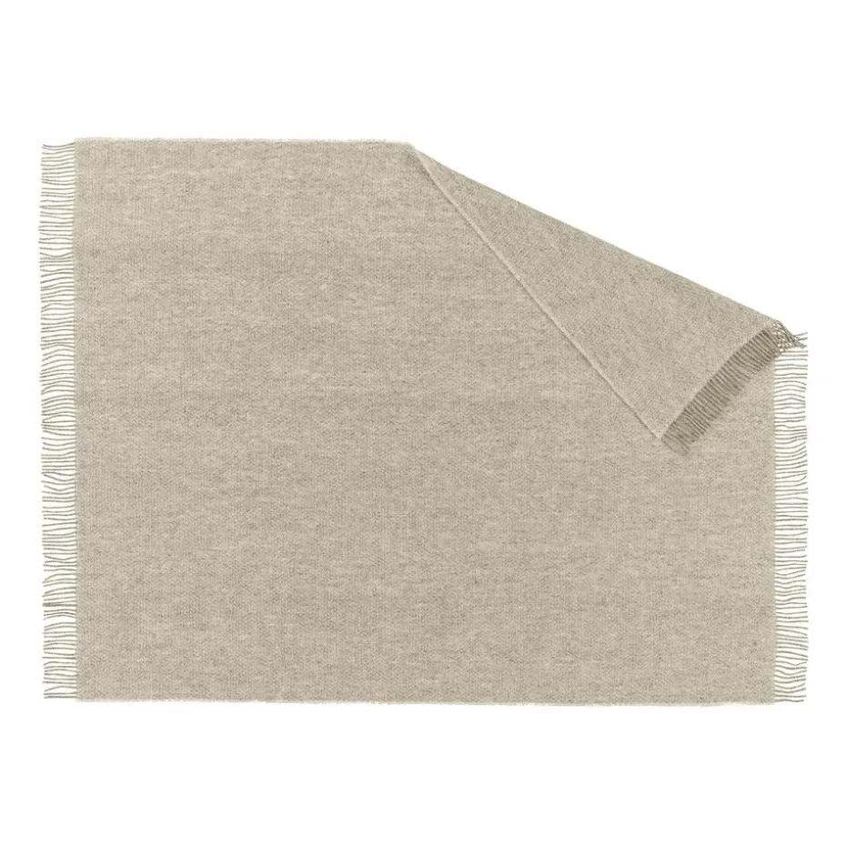 Manta de lana Sandstone 130x180 cm, Beige