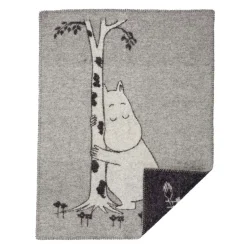 Manta infantil Moomin Tree Hug, gris