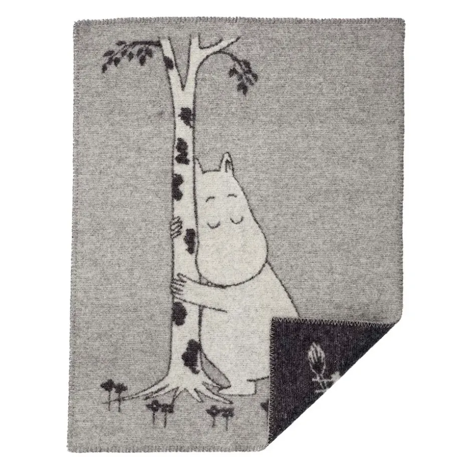 Manta infantil Moomin Tree Hug, gris