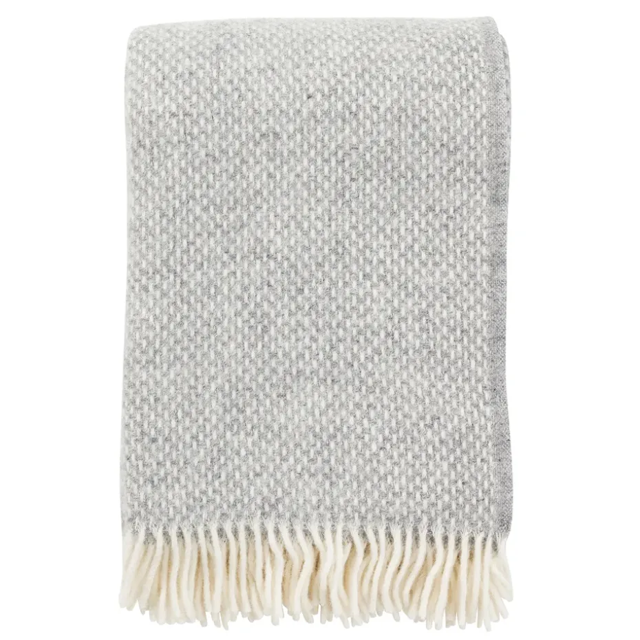 Manta Preppy, gris melange