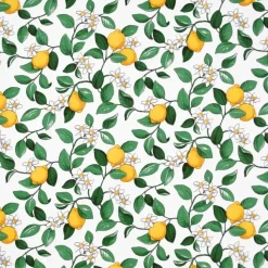 Mantel de hule Citronlycka, blanco