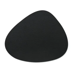Mantel individual curvo Bull reversible L 1 pieza, Warm grey-black