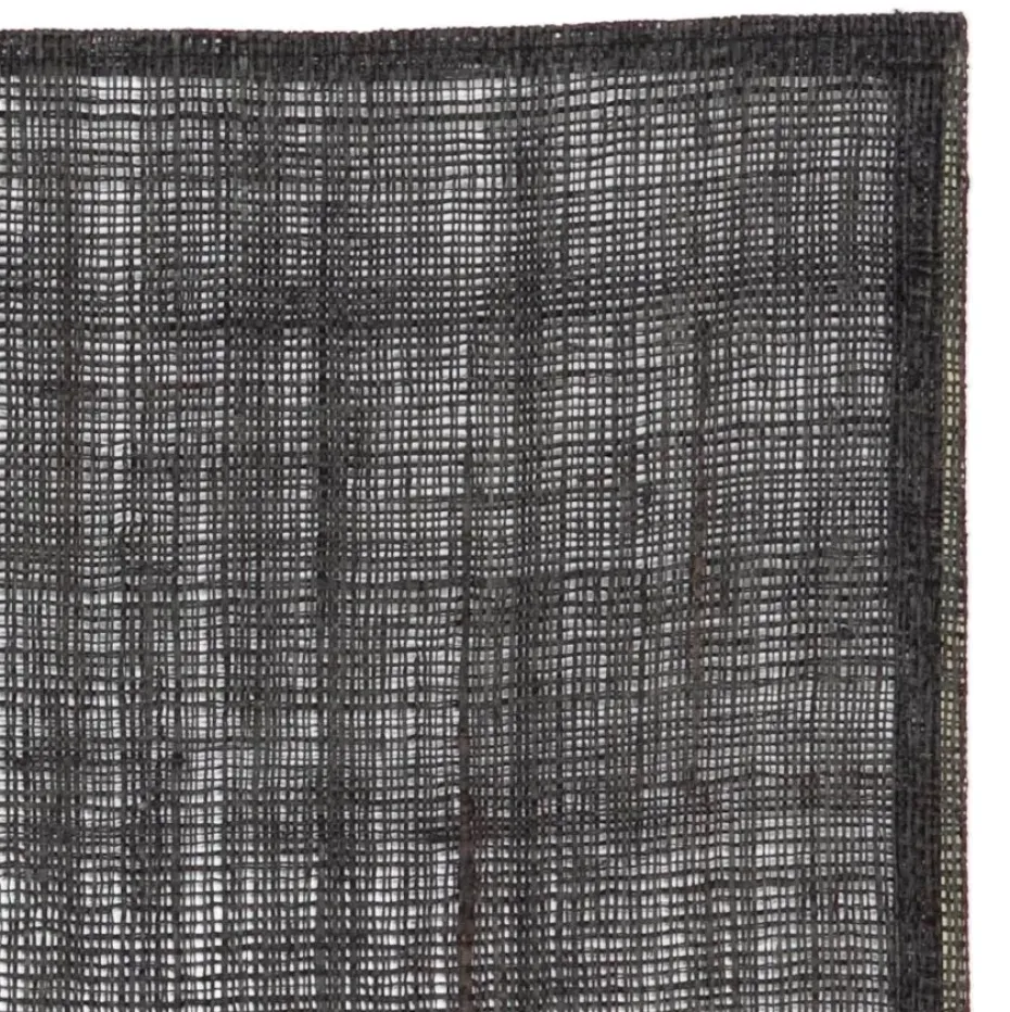 Mantel individual de lino Dixie, negro