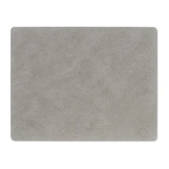 Mantel individual Hippo cuadrado, gris antracita