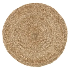 Mantel individual Jute Braided Ø38 cm, Natural