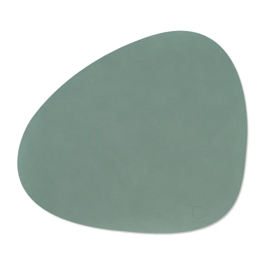 Mantel individual Nupo curve L, verde pastel
