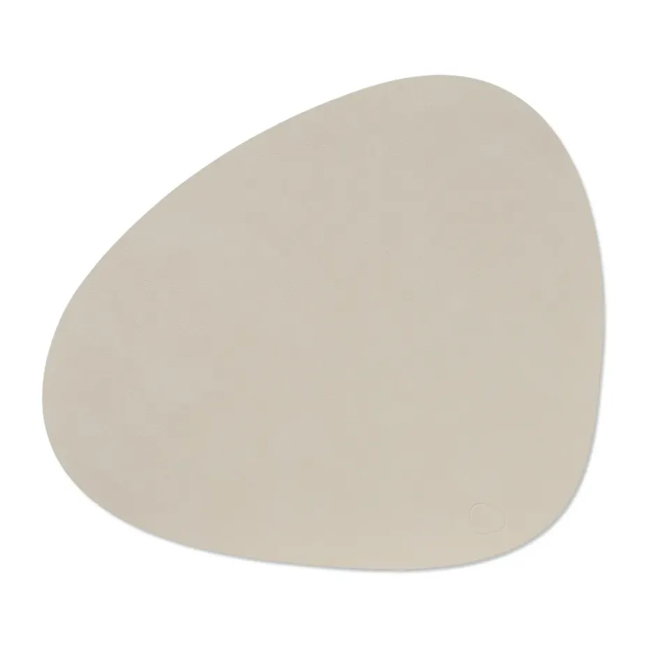 Mantel individual Nupo curve L, Oyster white