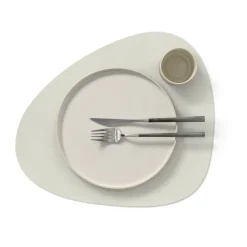 Mantel individual Nupo curve L, Linen