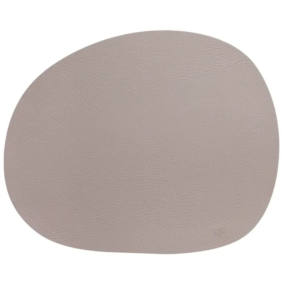 Mantel individual Raw cuero, Dusty rose buffalo