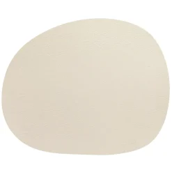 Mantel individual Raw cuero, Warm nude buffalo