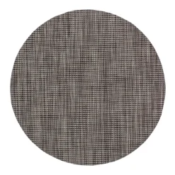 Mantel individual redondo Sixten, gris antracita