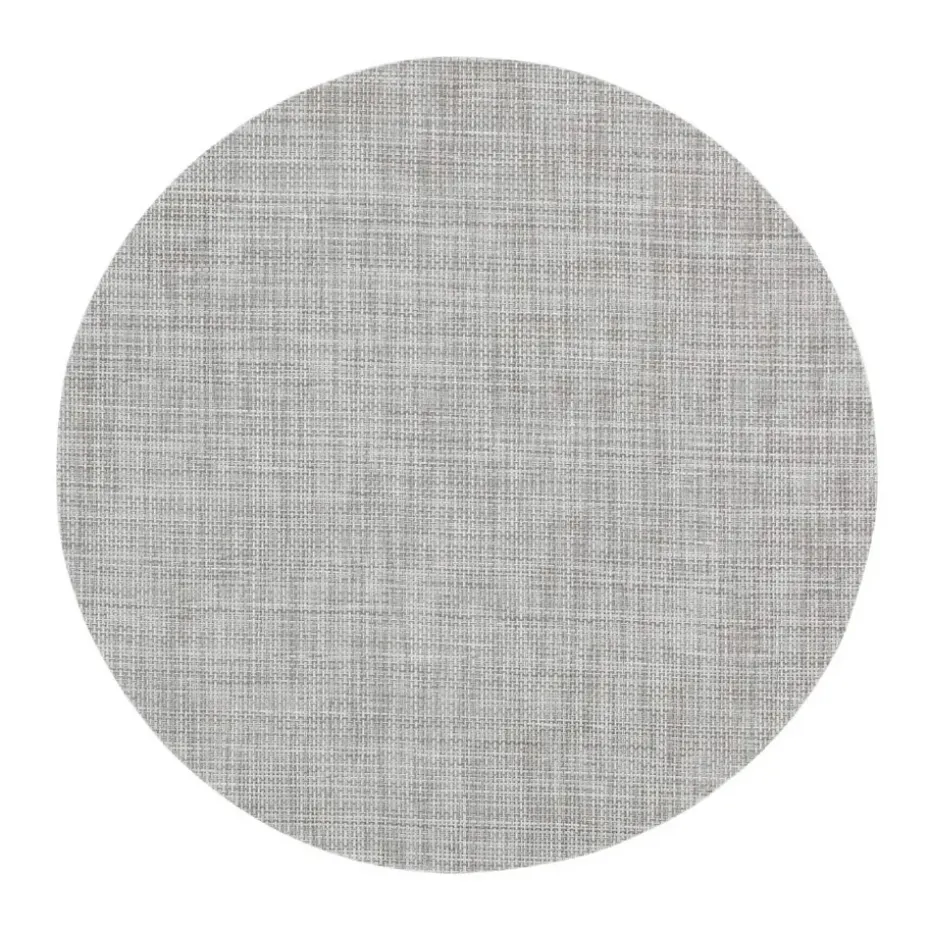 Mantel individual redondo Sixten, gris