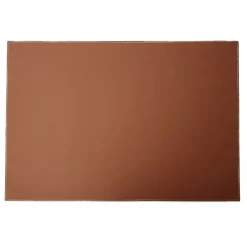 Mantel individual Ørskov cuero rectangular, coñac