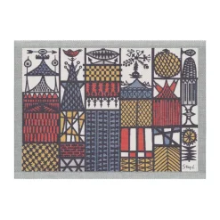 Mantel individual Stadsdel 35x48 cm, Multi