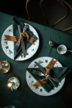 Mantel Julemorgen, Verde, 140x240 cm