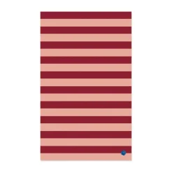 Mantel Leya stripe 150x250 cm, Rojo-rosa