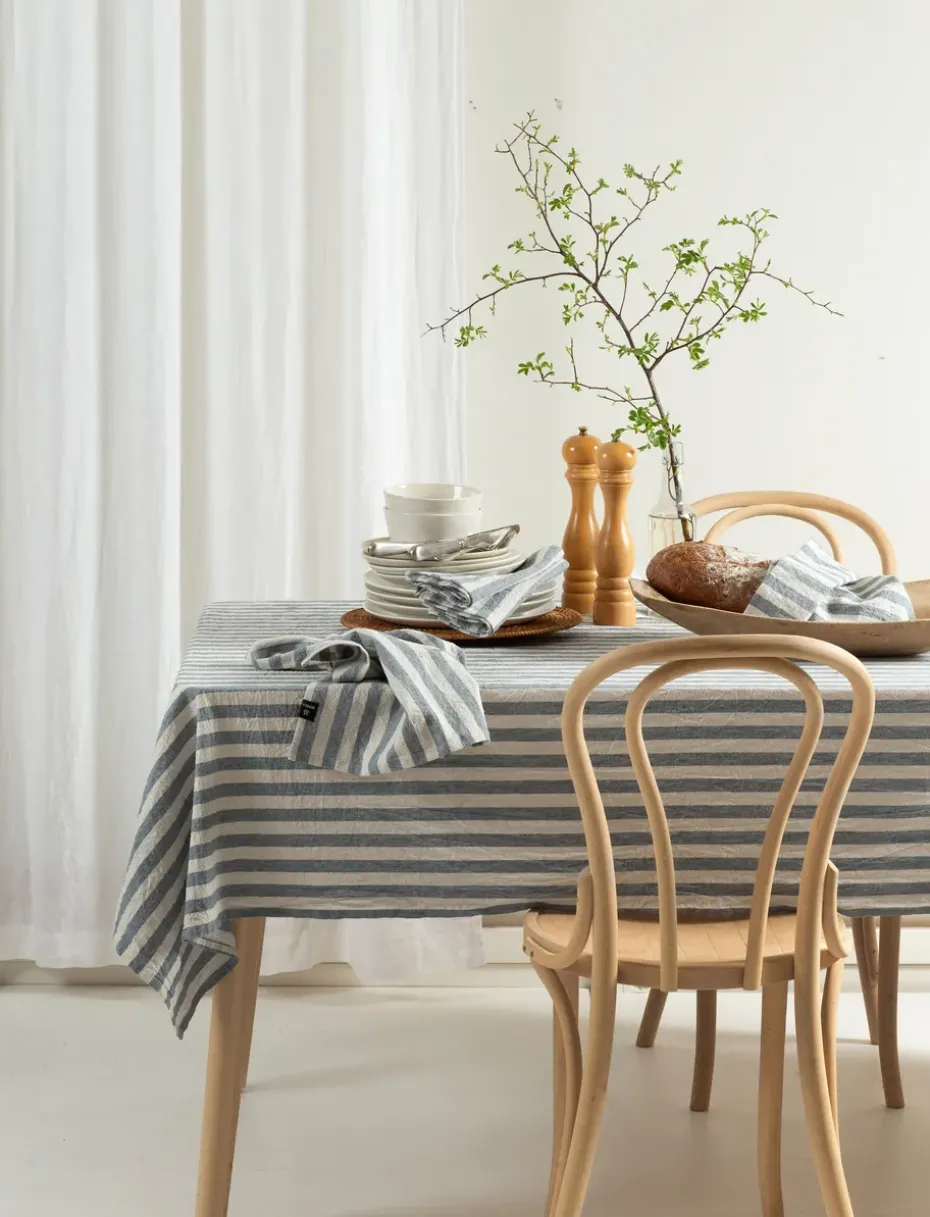 Mantel Riviera 145x250 cm, Azur