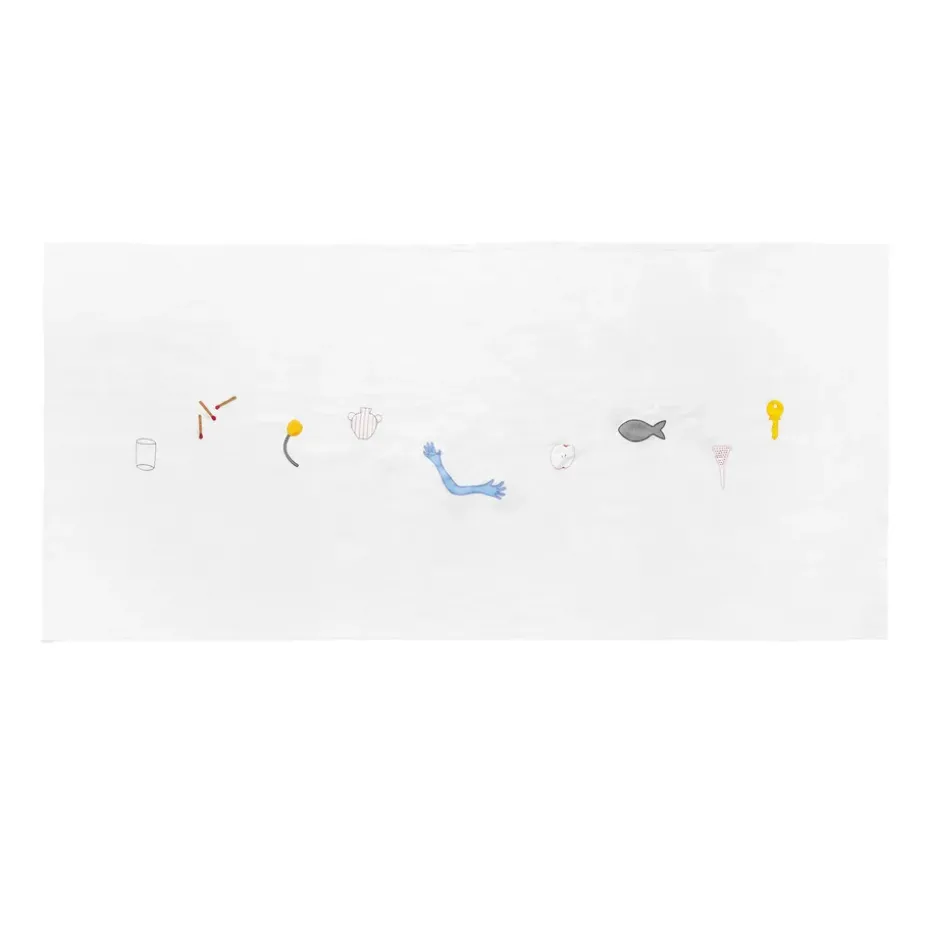 Mantel Sobremesa 140x300 cm, White