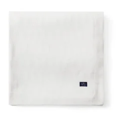 Mantel White jacquard cotton 150x250 cm, Blanco