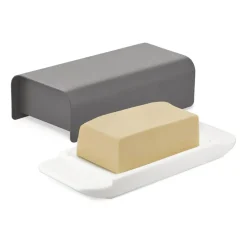 Mantequera Mattina 9,5x21 cm, Gris oscuro