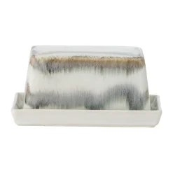 Mantequillera Paula 11,5x17,5 cm, Grey