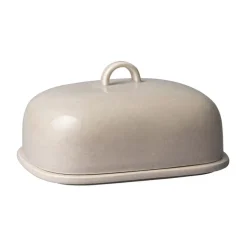 Mantequillera Perlemor Home 15,5x12,5 cm, Beige