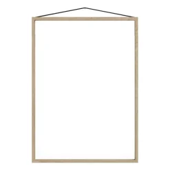 Marco de roble Moebe 50x70 cm, Transparent, Wood, Black
