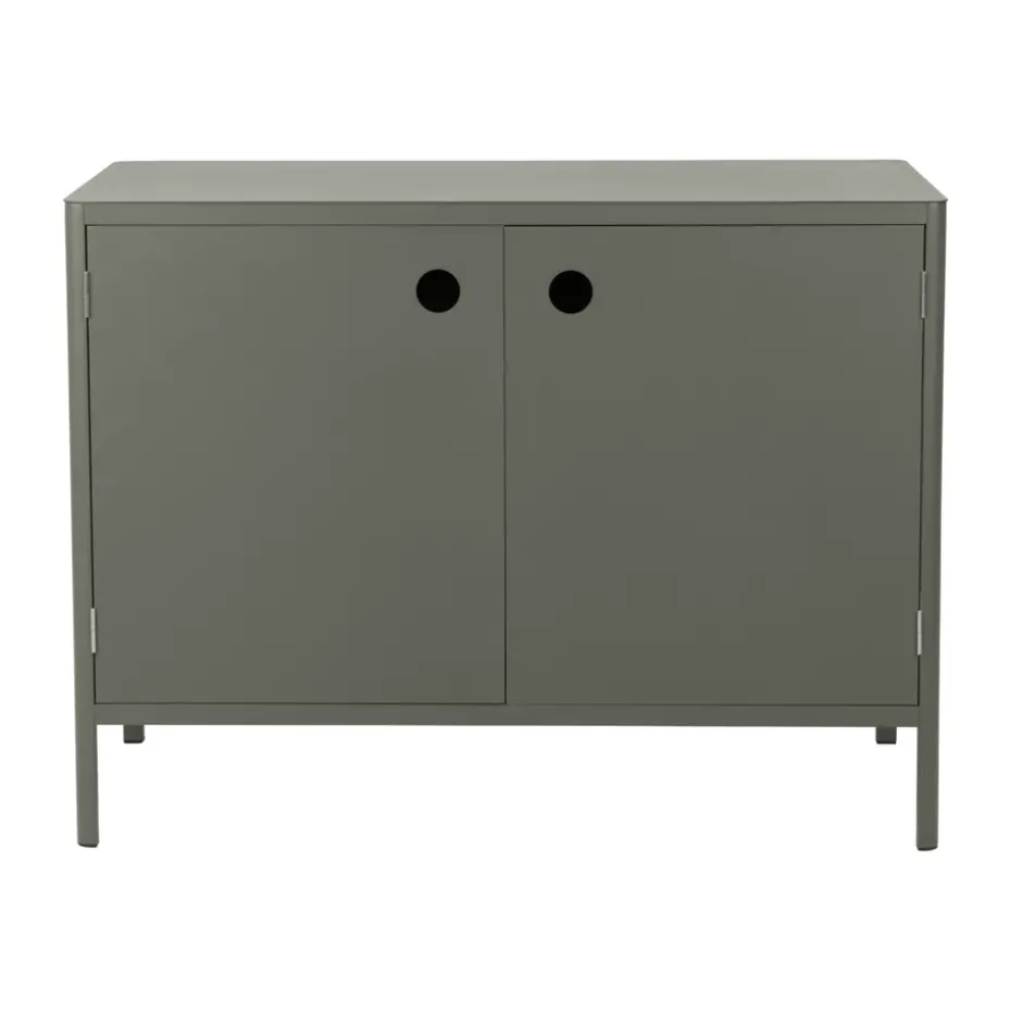 Módulo base de cocina exterior Kelia, Nordic green, 121x91x64 cm