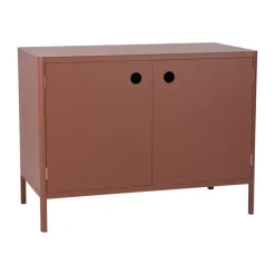 Módulo base de cocina exterior Kelia, Zin red, 121x91x64 cm
