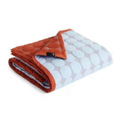 Mega Dot colcha organic 235x245 cm, Light blue
