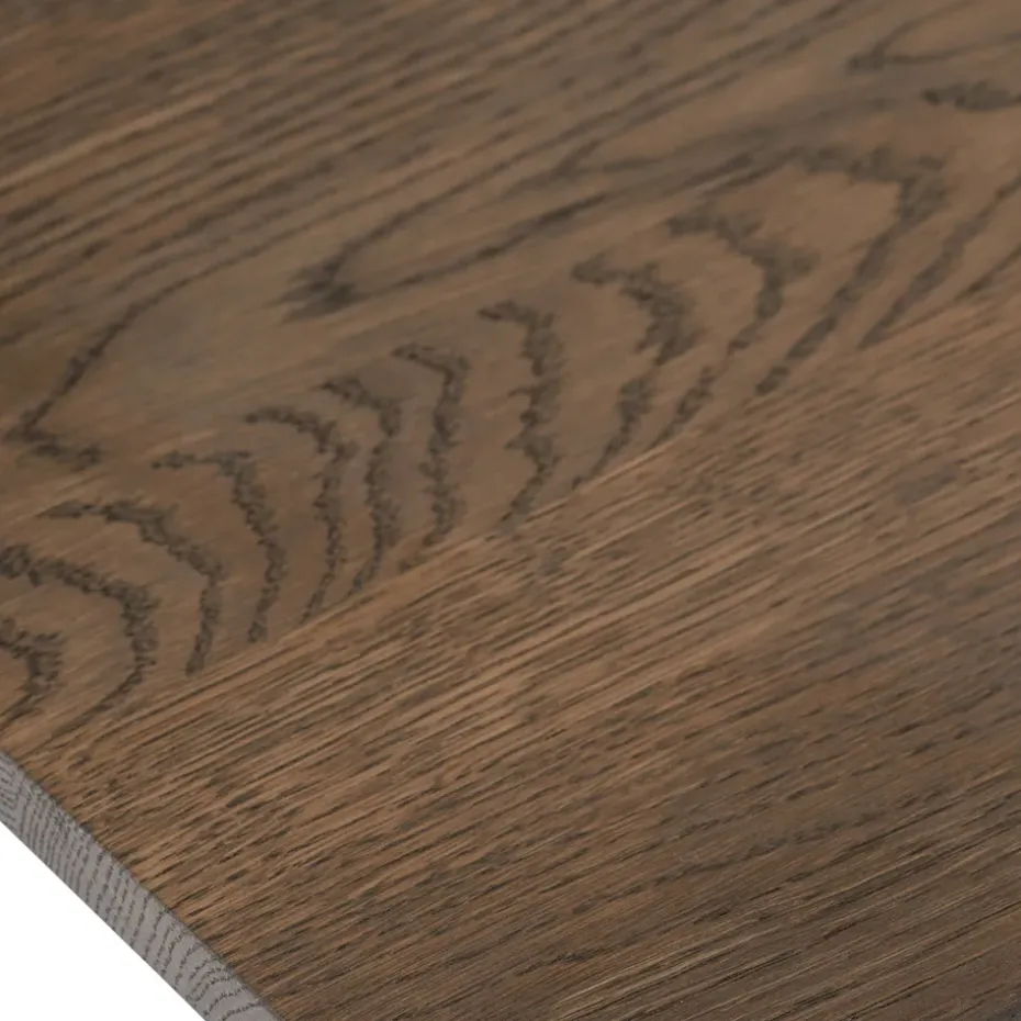 Mesa 70/70 170x85 cm, Solid humod oak-Black