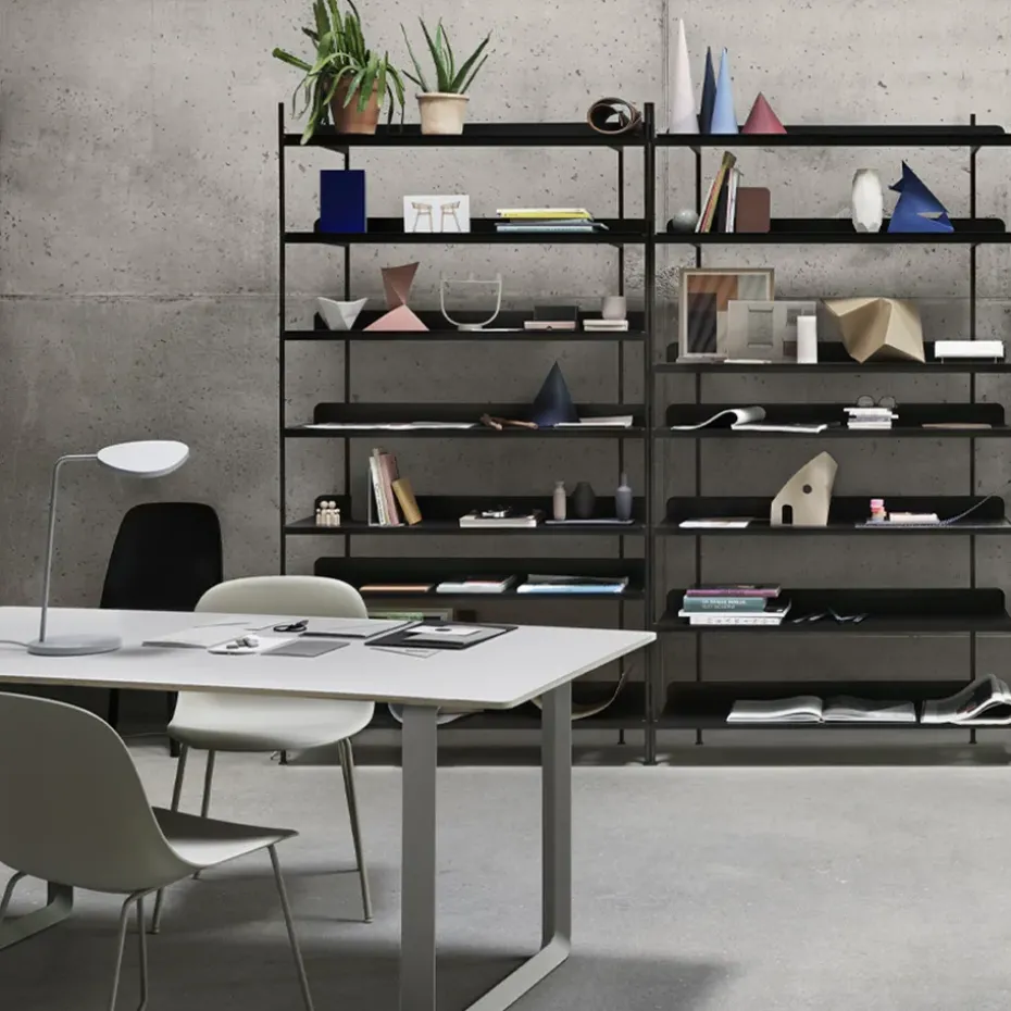 Mesa 70/70 170x85 cm, Solid humod oak-Black