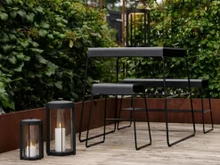 Mesa A-café table outdoor, Black
