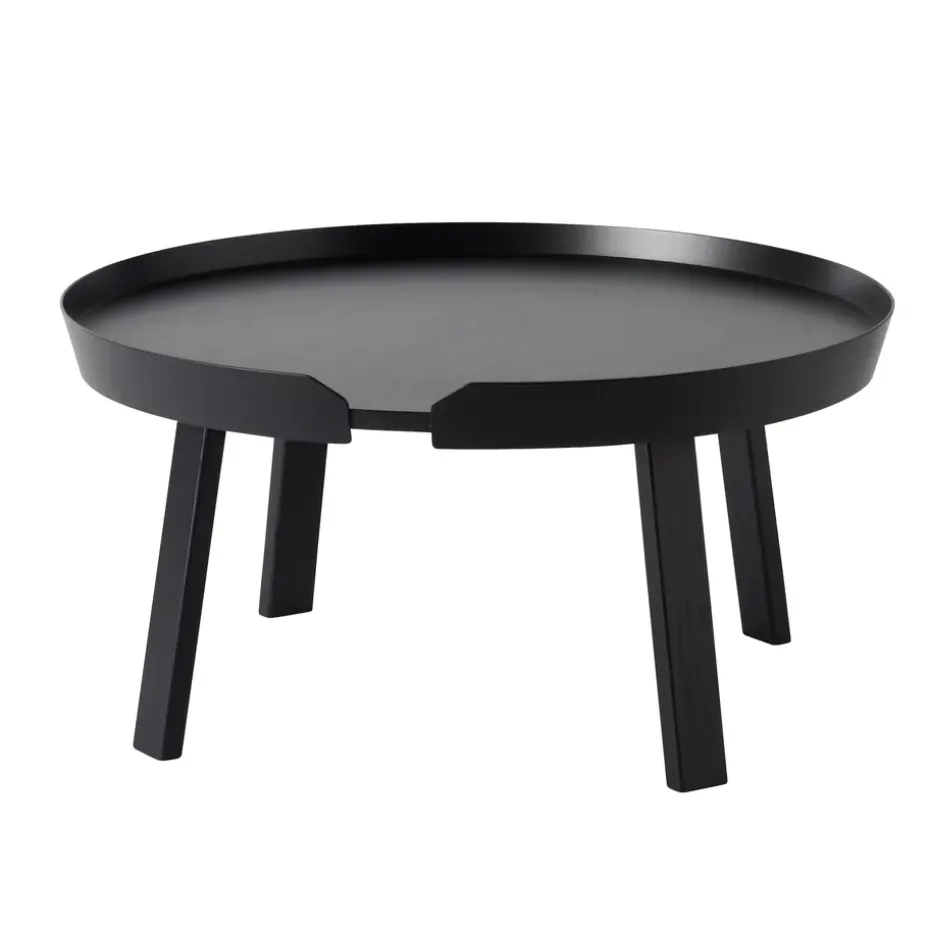 Mesa Around grande , negro