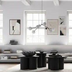 Mesa auxiliar Big Foot tall Ø45 cm, coffee