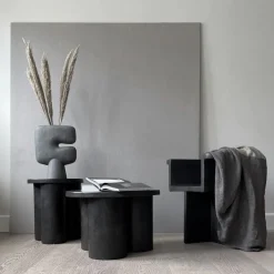 Mesa auxiliar Big Foot tall Ø45 cm, coffee