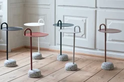 Mesa auxiliar Bowler, Beige-granite