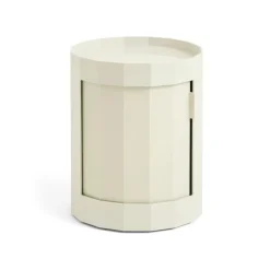 Mesa auxiliar Facet Cabinet 100, Eggshell