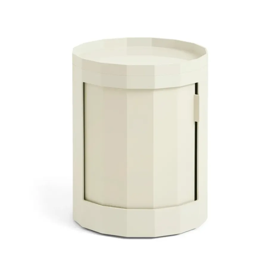 Mesa auxiliar Facet Cabinet 100, Eggshell
