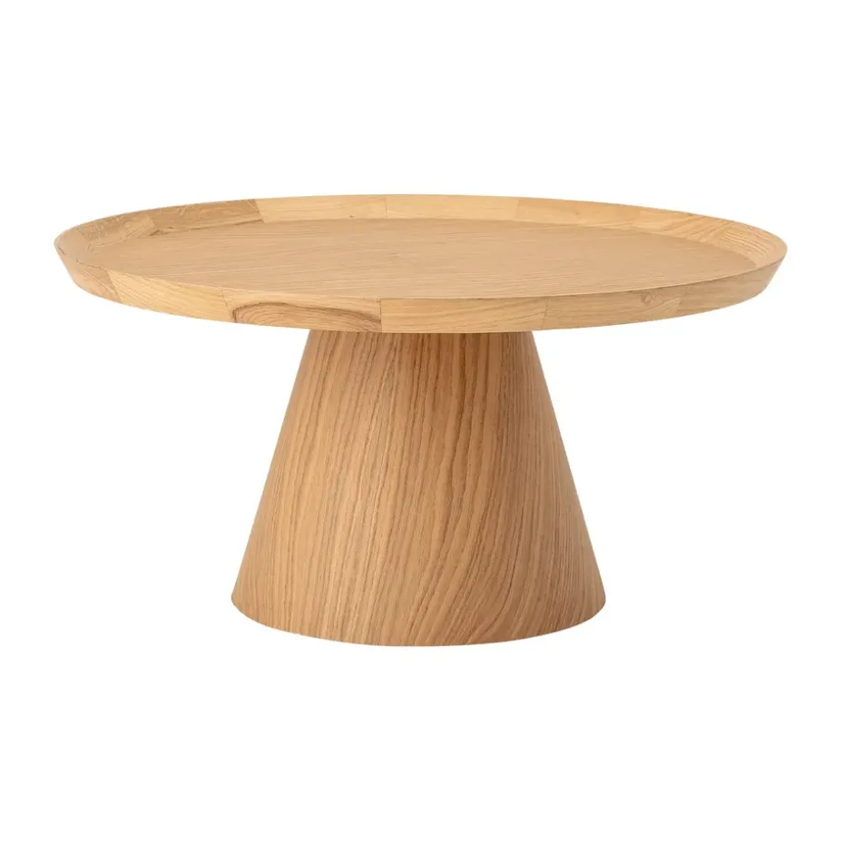 Mesa auxiliar Luana Ø74 cm, Roble