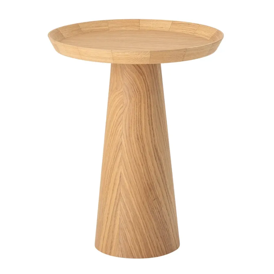 Mesa auxiliar Luana Ø44 cm, roble