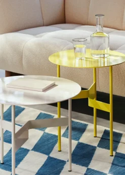 Mesa auxiliar Shim coffee table Ø54 cm, Eggshell