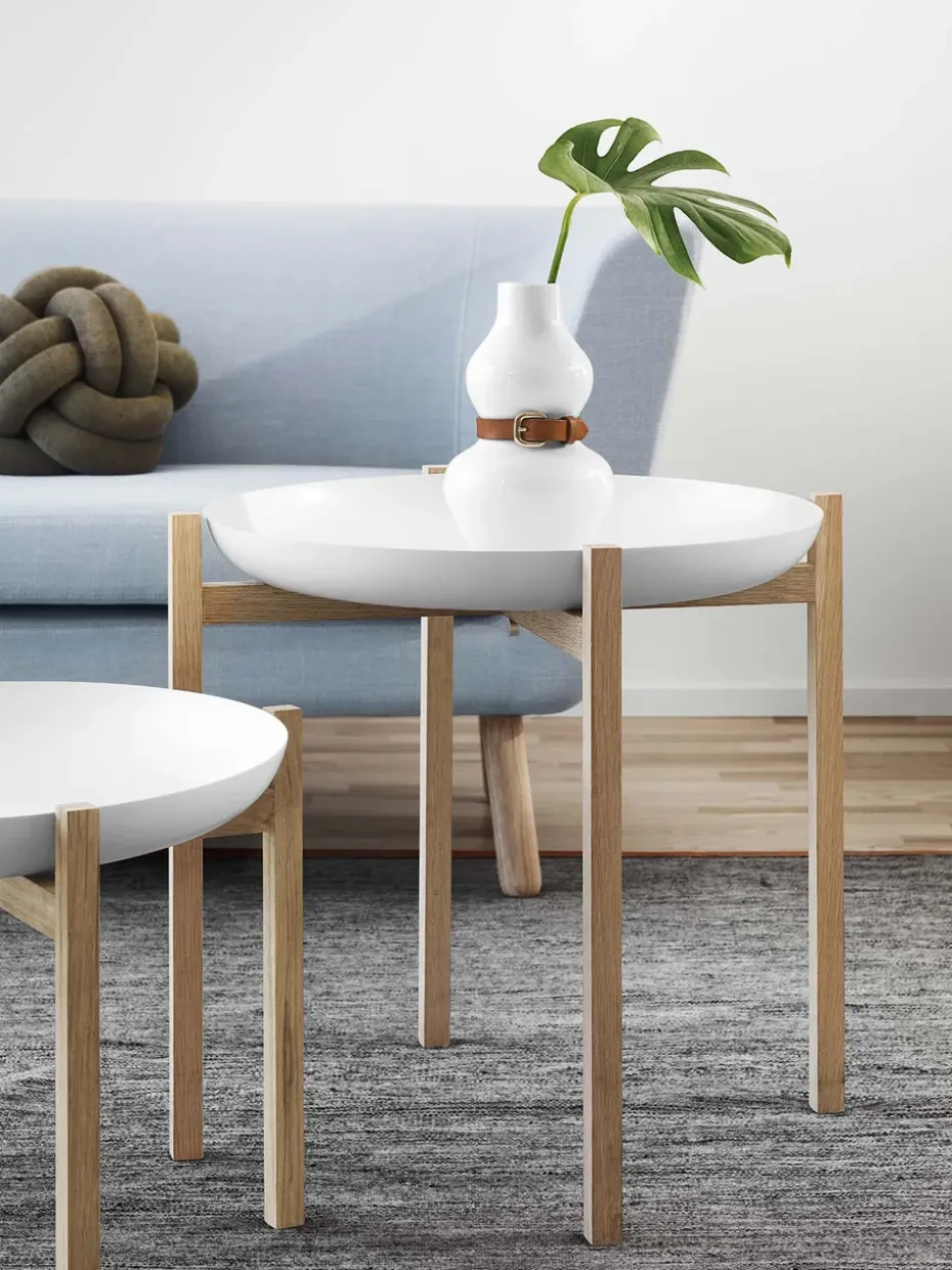 Mesa auxiliar Tablo Table Set, High white